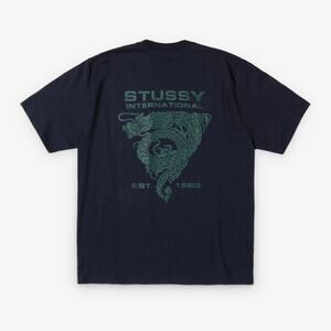 Stussy Dragon Tee Navy